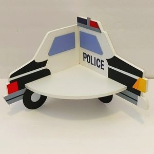 Lillian Vernon Police Car Corner Shelf with hanging brackets